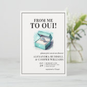 私から私まで |ブライダルシャワー 招待状 (スタンド正面)