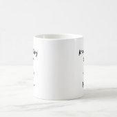 私から離れてナマステ コーヒーマグカップ (中央)