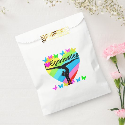 私かわいらしは体操レインボーデザインが大好き フェイバーバッグ (封をした状態)
