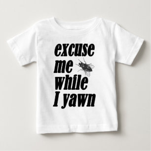私があくびをする間、私を許して下さい ベビーTシャツ