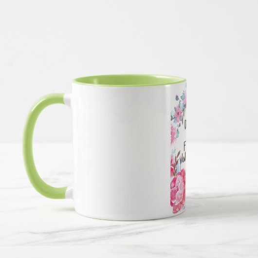 私があなたと一緒にいることを恐れてはいけない引用文聖書の聖句イザヤ マグカップ (左)