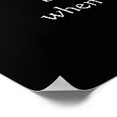 私があなたと一緒にいる時、バラク&ミシェル・オバマ ポスター (角)