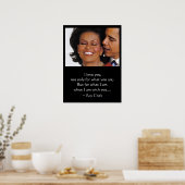 私があなたと一緒にいる時、バラク&ミシェル・オバマ ポスター (キッチン)