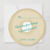 私があなたなしでする何をIドーナツ 招待状 (裏面)