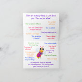 私があなたについて"カードを愛する何かわいいホタル" カード (内部)