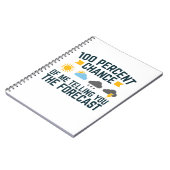 私があなたに予測を伝える可能性は100% ノートブック (左側)