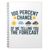 私があなたに予測を伝える可能性は100% ノートブック (正面)