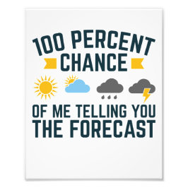 私があなたに予測を伝える可能性は100% フォトプリント           