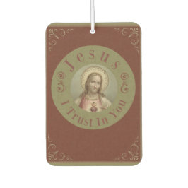 私があなたに信頼するイエスの聖なるハート カーエアーフレッシュナー