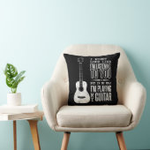 私があなたに音楽ギターを聞いているように見て下さい クッション (椅子)