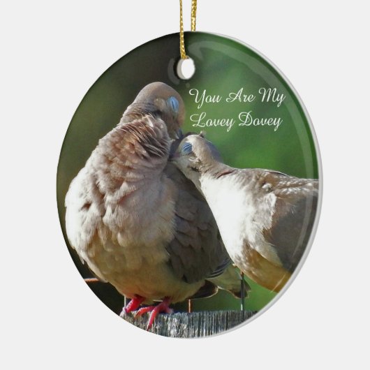 私があなたのためにだけささやく私のLovey Doveyです セラミックオーナメント
