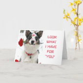 私があなたのために持っているものを見る"特別な日または夜 カード (黄色い花)