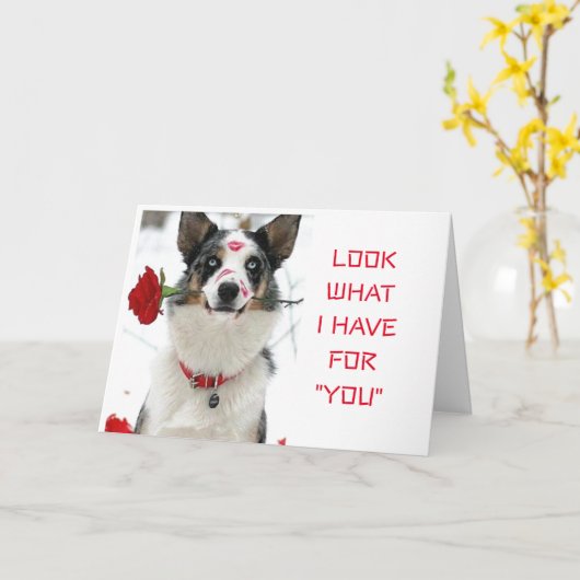 私があなたのために持っているものを見る"特別な日または夜 カード (黄色い花)