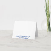 私があなたの写真を見ると シーズンカード (裏面)