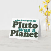 私があなたの時代冥王星は惑星でした カード (黄色い花)