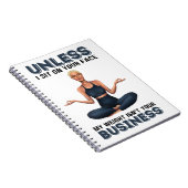 私があなたの顔に座らなければ体重はあなたのバスではない ノートブック (右側)