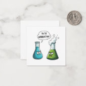 私があなたは考えおたく科学を過剰おもしろいに反応 ノートカード (正面/裏面インサイチュ)