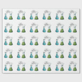 私があなたは考えおたく科学を過剰おもしろいに反応 ラッピングペーパー (フラット)