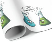 私があなたは考えおたく科学を過剰おもしろいに反応 ラッピングペーパー (ロールコーナー)