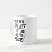 私があなたを好きなふりをする コーヒーマグカップ (正面左)