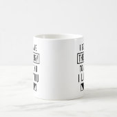 私があなたを好きなふりをする コーヒーマグカップ (中央)