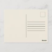 私があなたを形成する前に聖書の詩の赤ちゃんシャワー ポストカード (裏面)