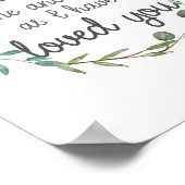 私があなたを愛したように聖書の聖句は互いに愛し合う ポスター (角)