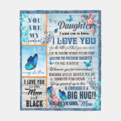 私があなたを愛していることを知って欲しいあなたは私のサンシャイン フリースブランケット (正面)