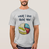 私があなたを愛すること | 料理まず! Tシャツ (正面)