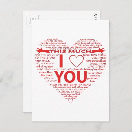 私があなたを愛するすべての方法 ポストカード (正面/裏面)