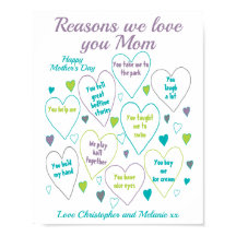 私があなたを愛する理由母の日の贈り物