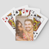 私があなたを愛する理由 |カップルパーソナライズされたの写真 トランプ (裏面)