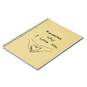 私があなたを愛する理由 ノートブック (左側)