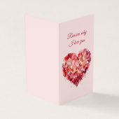 私があなたを愛する理由 |バカスタムンタインのカード (外部)