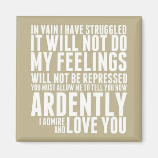 私があなたを熱烈に尊敬し、愛する方法 マグネット