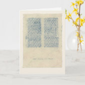 私があなたを見る時に見えるのは私だ。 カード (黄色い花)