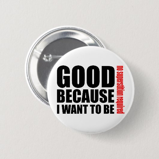 私がありたいと思うのでよい必要なsuperstiton無し 缶バッジ (正面&裏面)