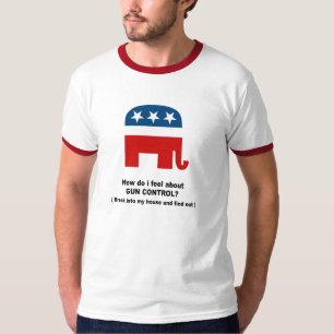 私がいかにか銃砲規制について感じて下さい Tシャツ
