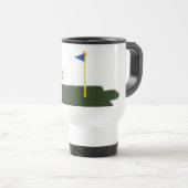 私がいかに転がるかゴルフをして下さい トラベルマグ (正面右)