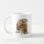 私がいかに転がるか- ATC Trike 3の荷車引き コーヒーマグカップ (左)