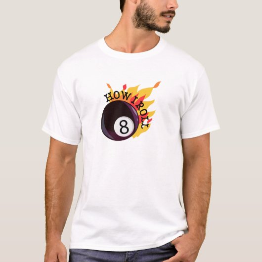 私がいかに転がるか Tシャツ (正面)