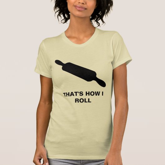私がいかに転がるか Tシャツ (正面)