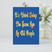 私がいないと退屈な人生を認めるヴィンテージ サンキューカード (スタンド正面)