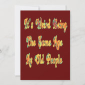 私がいないと退屈な人生を認めるヴィンテージ セーブザデート (正面)