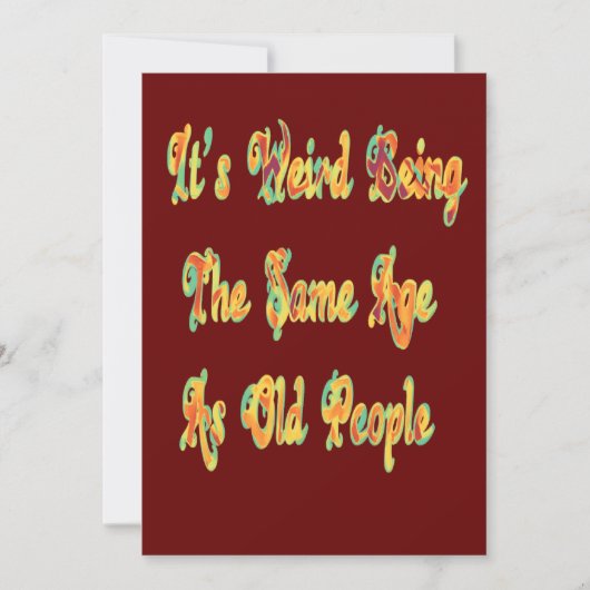 私がいないと退屈な人生を認めるヴィンテージ セーブザデート (正面)