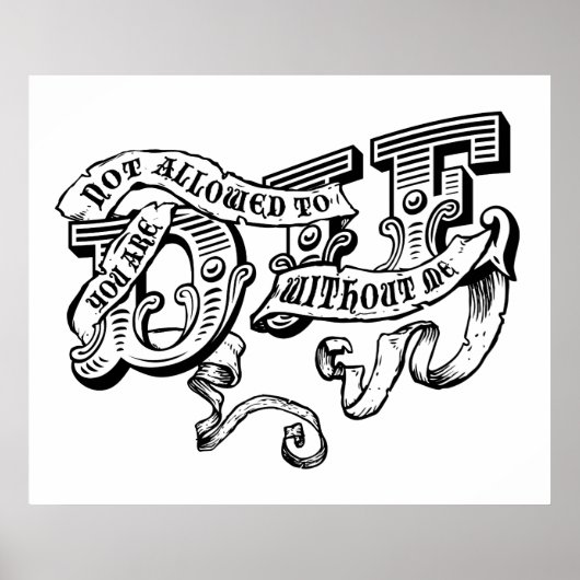 私がいないのに死ぬことはない ポスター (正面)