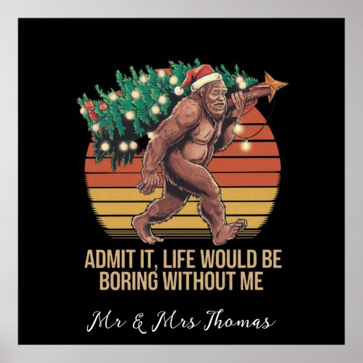 私がいなければ退屈な人生だと認める ポスター (正面)