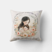 私がいなければ、今日は別の日の母親おもしろいだ クッション (裏面)