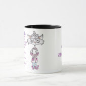 私がおもしろいお前の歳のおばあちゃん年老いた母だった時 マグカップ (中央)