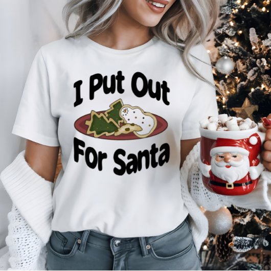 私がおもしろいサンタに出かけたクリスマスの休日 トライブレンドTシャツ